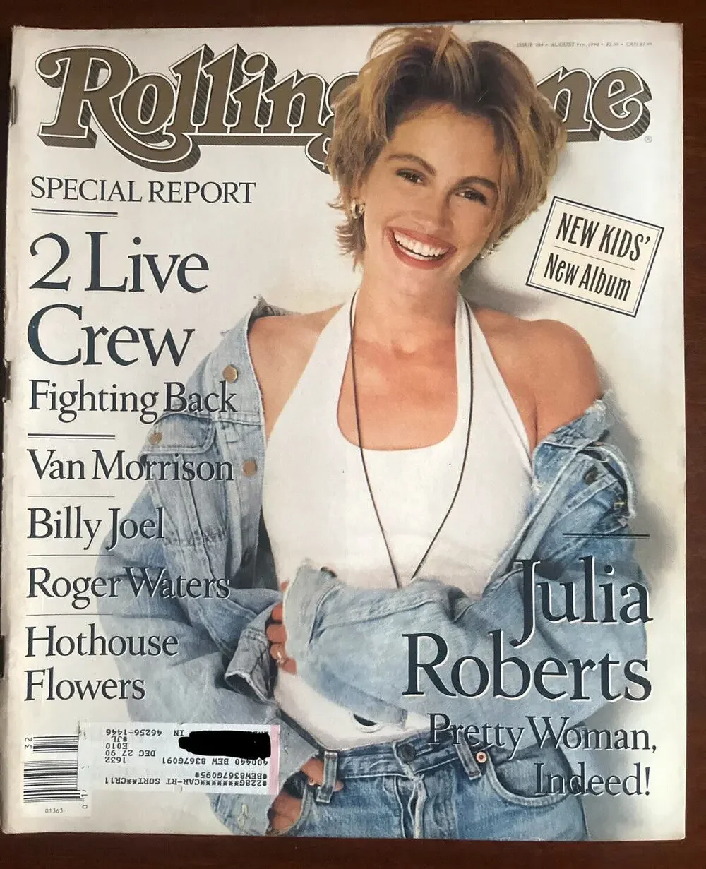 Rolling Stone Magazine Aug 9 1990 No 584 Young Julia Roberts Pretty Woman More